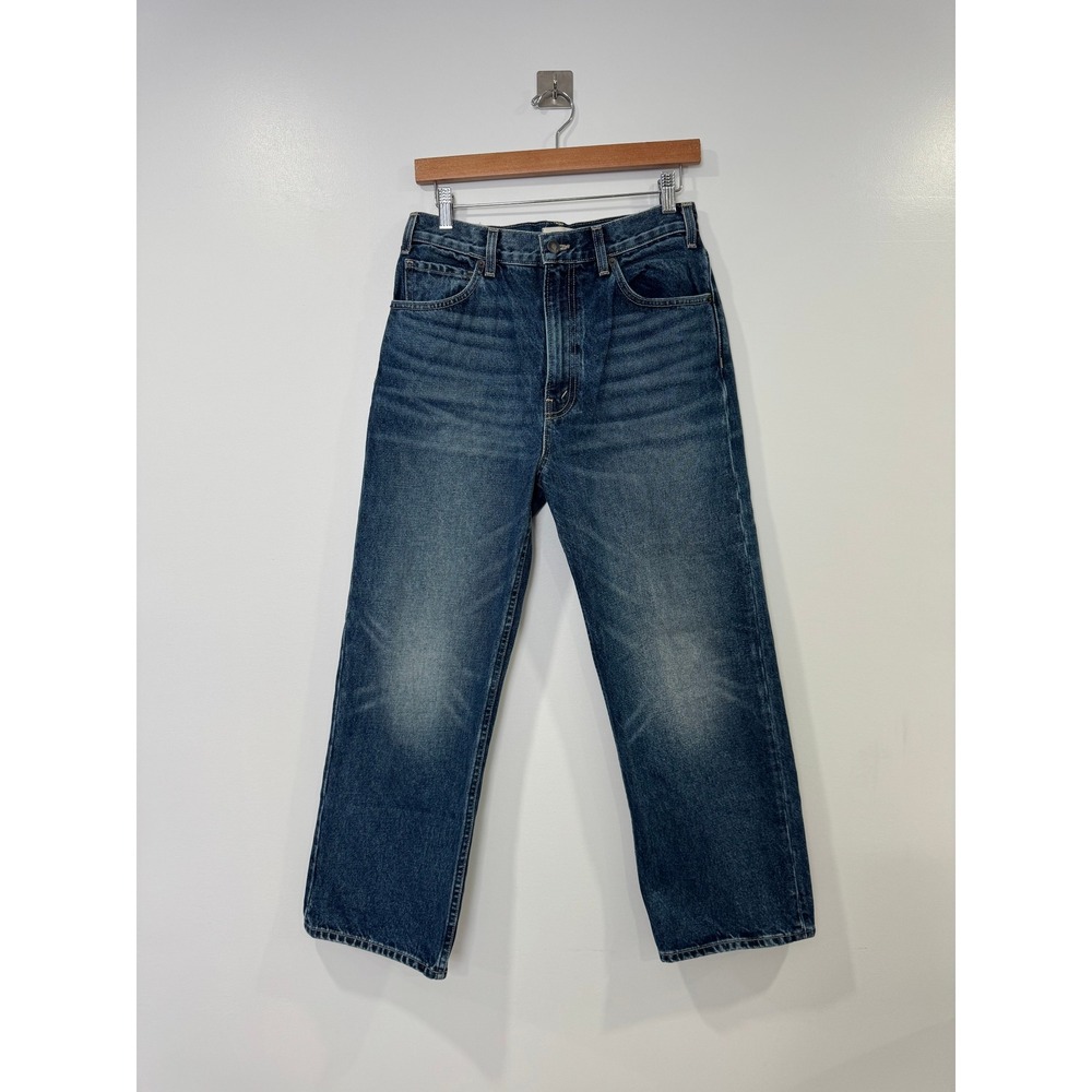 Nili Lotan Women Arwen Jeans Blue Simon Wash Straight Leg High Rise Size 29
